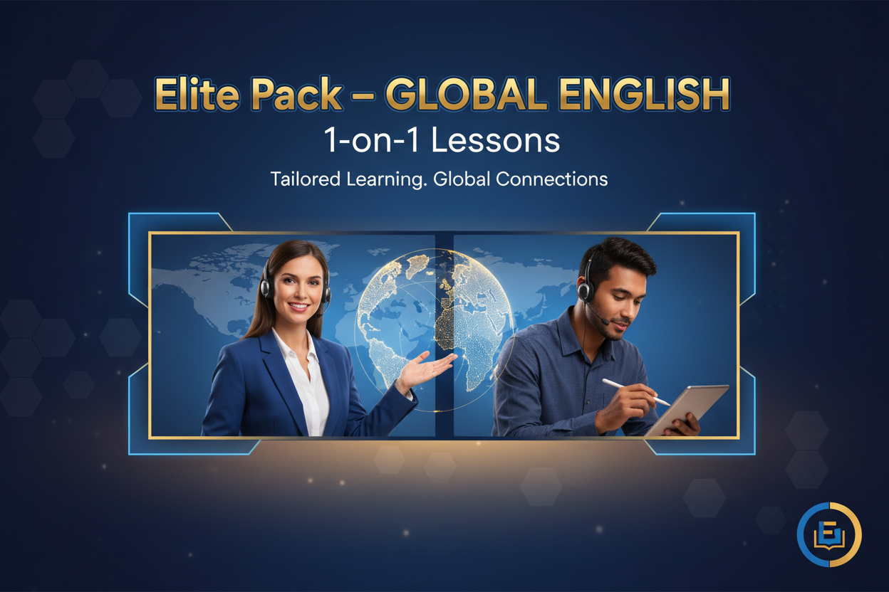 Elite Pack | GLOBAL ENGLISH 1-on-1 Lessons