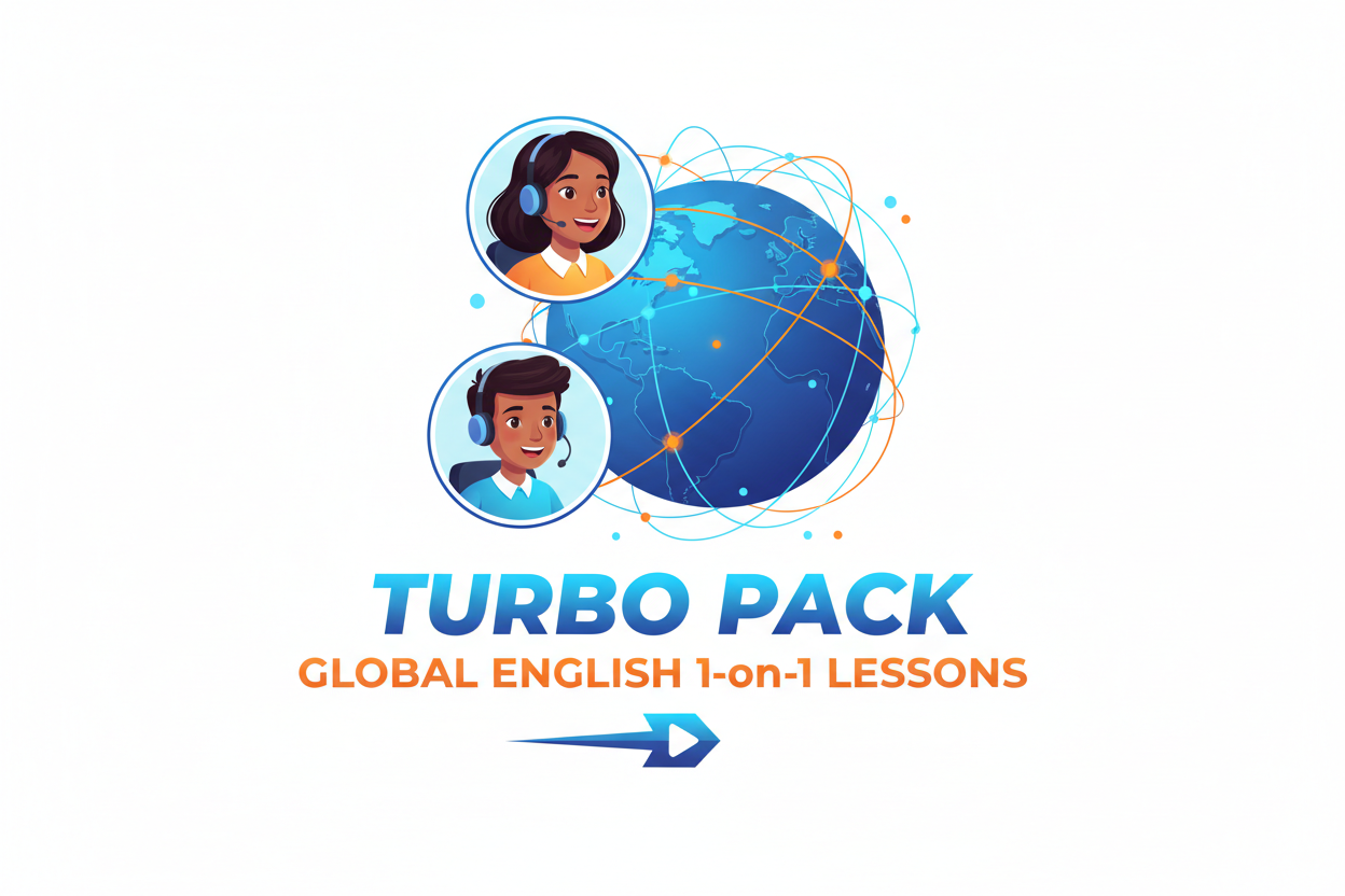Turbo Pack | GLOBAL ENGLISH 1-on-1 Lessons